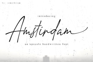 Amstirdam: A Confident Script Font for Digital Branding