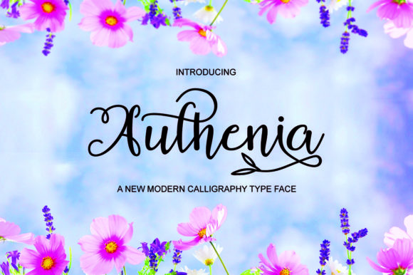 Authenia: The Script Font That Elevates Your Brand’s Visual Story