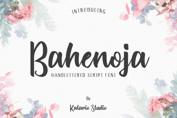 Bahenoja: A Fresh Handwritten Font for Branding and Creativity