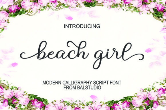 Beach Girl: A Script Font That Elevates Your Web Design