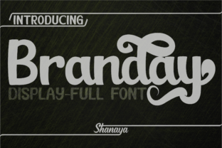 Branday: A Playful Retro Script Font for Campaign Headlines