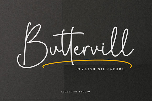 Buttervill: A Sweet, Authentic Script Font for Campaign Headlines
