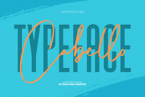 Cabello: A Light, Charming Script Font for Authentic Branding