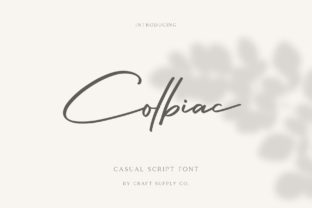 Colbiac: The Script Font That Elevates Your Brand