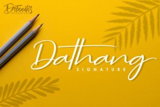 Dathang: A Script Font That Elevates Your Brand