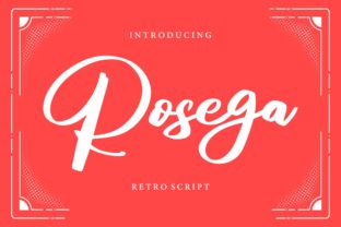Discovering Rosega: A Script Font That Elevates Brand Design