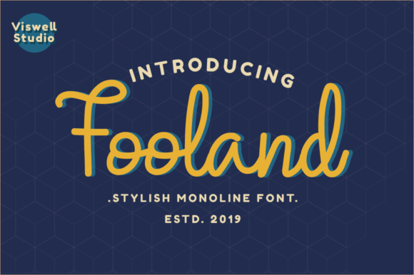 Fooland: A Friendly Script Font for Small Business Branding