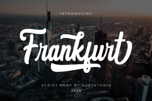 Frankfurt: A Script Font for Crafters Who Value Style and Substance