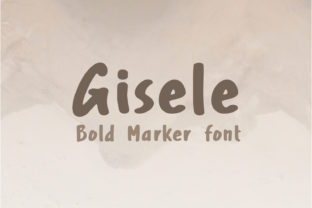 Gisele: A Bold Handwritten Font for Creative Branding