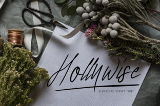 Hollywise: A Hand-Crafted Script Font That Elevates Your Brand
