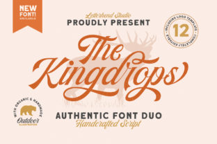 Kingdrops Duo: A Script Font for Editorial Excellence