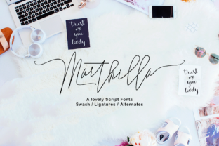 Marthilla: A Handwritten Font That Elevates Digital Design