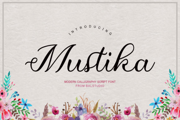 Mustika: A Script Font That Elevates Digital Design