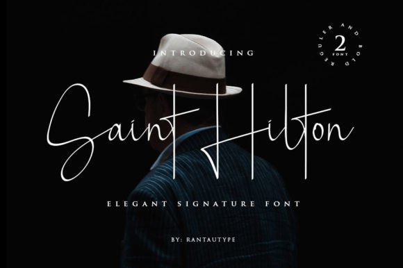 Saint Hilton Font: A Stylish Script for Handmade Creations