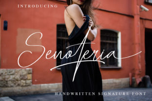 Senoteria: An Elegant Script Font for Editorial Warmth