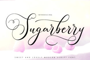Sugarberry: A Handwritten Font for Impactful Digital Design