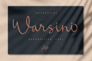 Warsini: A Script Font with Contemporary Elegance