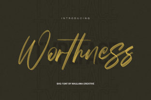 Worthness: A Script Amp Font That Feels Handcrafted, Not Handwritten